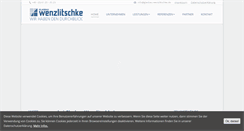 Desktop Screenshot of glasbau-wenzlitschke.de